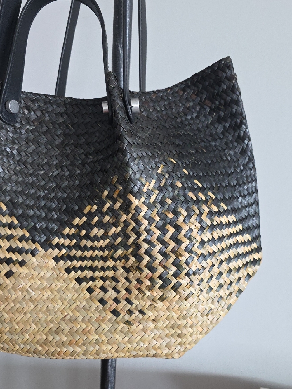 All Saints Arlington Straw Tote - Picture 10 of 13